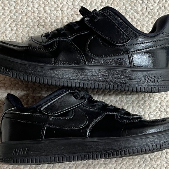 Nike Air Force 1 Boys Girls Size 3Y Black AF1 Sneakers FN0237-001 Year 2024 Shoe - Picture 8 of 12